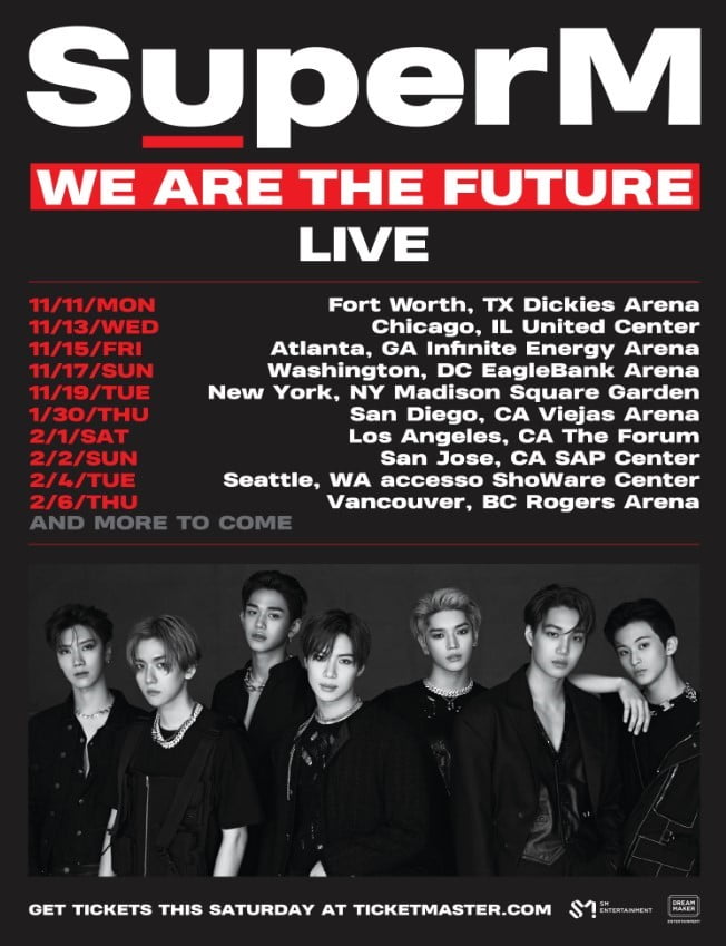 K-Pop All-Star Group Announces SuperM WE ARE THE FUTURE Tour - That Eric  Alper